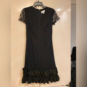 MIKAEL AGHAL black lace dress